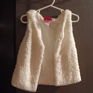 Cozy White Sherpa Vest